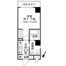 COZYCOURT三軒茶屋TOKYO 1Kの間取図画像