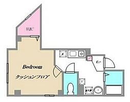 大野ビル 1Kの間取図画像