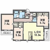 ウインドベル　堺東 0301 ｜ 大阪府堺市堺区南田出井町２丁1-15（賃貸マンション3LDK・3階・74.35㎡） その2