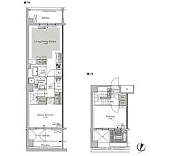 ParkCube西ヶ原STAGE 2LDKの間取図画像