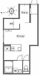 アピチェ戸越銀座 1LDKの間取図画像