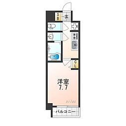 JR東海道・山陽本線 塚本駅 徒歩8分の賃貸マンション 5階1Kの間取り