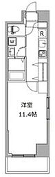 オーキッドレジデンス神田錦町 1Kの間取図画像