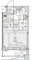 JR京浜東北・根岸線 大森駅 徒歩10分の賃貸マンション 9階1Kの間取り