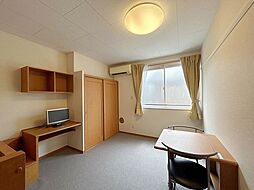 レオパレスリバーサイド西水元 2階1Kのリビング/ダイニング