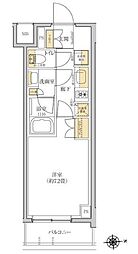 グレーシアフィット羽沢横浜国大 1Kの間取図画像