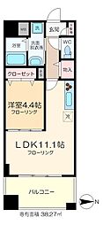glycine 1LDKの間取図画像