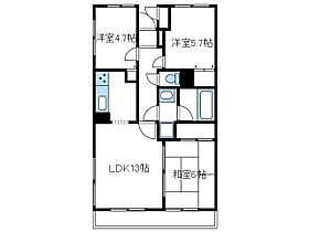 神奈川県海老名市中新田１丁目（賃貸マンション3LDK・3階・61.56㎡） その2