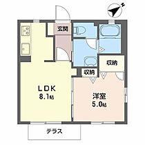 メゾンドオリーブ 0101 ｜ 兵庫県伊丹市梅ノ木４丁目1-36（賃貸アパート1LDK・1階・33.53㎡） その2