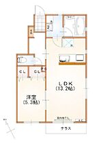 ヴィッラヴィスタ日野 101 ｜ 東京都日野市大字日野1143-8（賃貸アパート1LDK・1階・43.90㎡） その2