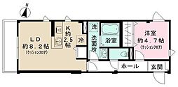 ユアメゾン立教通り 1LDKの間取図画像
