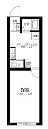 ヴィオラ目白 1DKの間取図画像