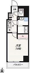 ジェノヴィア両国3スカイガーデン 1Kの間取図画像