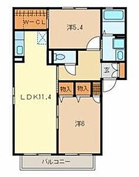 間取図画像 2SLDK