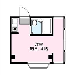メゾンドみずほ ワンルームの間取図画像