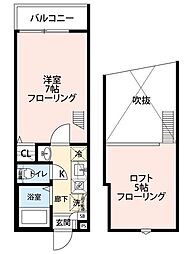 GRANQUAL青砥駅前 1Kの間取図画像