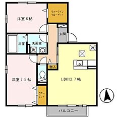 物件の間取り