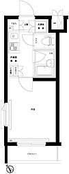 ルーブル武蔵中原 1Kの間取図画像