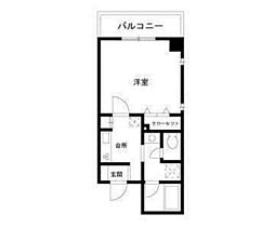 ラ・グラシューズ 1Kの間取図画像