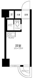 マリンロードダイヤモンドパレス ワンルームの間取図画像