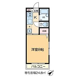 間取図画像 1K