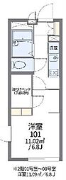 レオパレスプリマベーラ荻窪 1Kの間取図画像