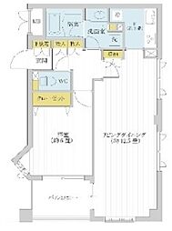 AZ小石川 4階1LDKの間取り