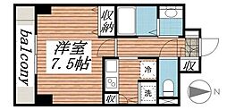 メゾン・ド・ヴィレ八丁堀 1Kの間取図画像
