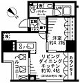 レジディア勝どき10階17.2万円