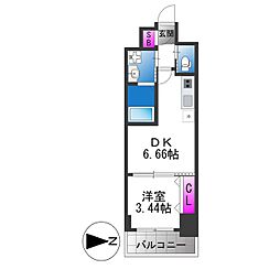 間取図画像 1DK