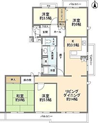 ホームタウン貝取2-8-1号棟 5階