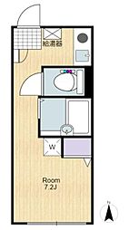 サン・アベニュー成増 ワンルームの間取図画像