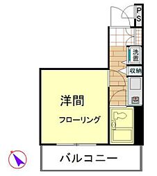 横浜平沼ダイカンプラザ3 1Kの間取図画像