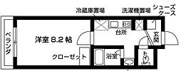 ヴェルデ向ケ丘 1Kの間取図画像