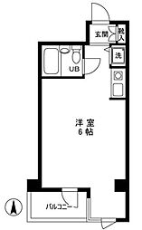 日神パレス西新井 1Kの間取図画像