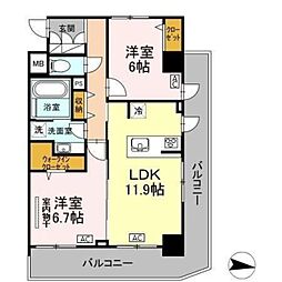 ラベレッツァフェリオ 2LDKの間取図画像