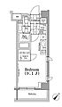 ONEROOFFLAT月島5階13.5万円