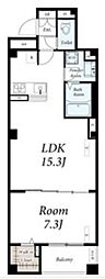 リブリ・根岸CEREZO 1LDKの間取図画像