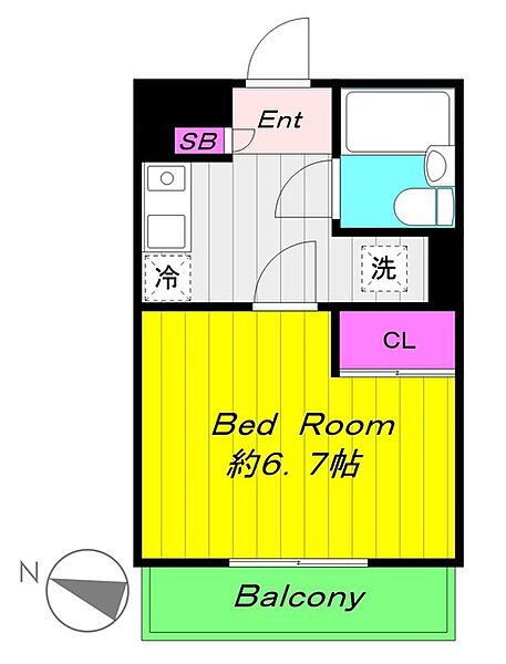 エクセルハイム 101｜東京都調布市国領町５丁目(賃貸マンション1K・1階・22.05㎡)の写真 その2