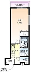 フジパレス阪急園田駅北2番館 1Kの間取図画像