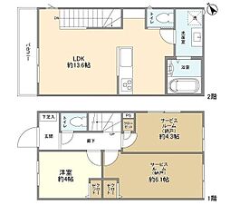 KoletTerrace杉並本天沼 1SLDKの間取図画像
