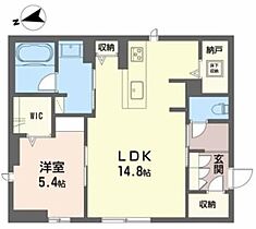 モンレーヴ本町 102 ｜ 福岡県久留米市本町16-25（賃貸マンション1LDK・1階・53.45㎡） その2