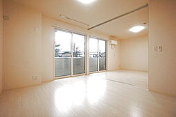 JR羽越本線 新発田駅 バス26分 中曾根町1丁目下車 徒歩4分の賃貸アパート 1階2LDKのリビング/ダイニング