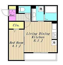 ソフィア4 1LDKの間取図画像