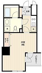 ドゥーエ幡ヶ谷 1Kの間取図画像