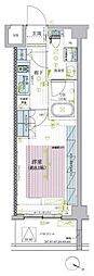 ブライズ蒲田イースト 1Kの間取図画像