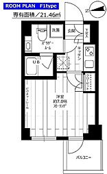 ステージグランデ府中東 1Kの間取図画像