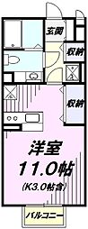 ジュネス ワンルームの間取図画像
