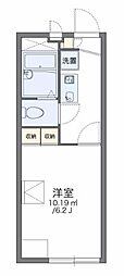 レオパレスヘリオードル(17473) 1階1Kの間取り