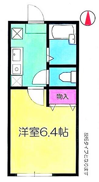 ローズハウス 203｜神奈川県川崎市多摩区長尾１丁目(賃貸アパート1K・2階・19.27㎡)の写真 その2